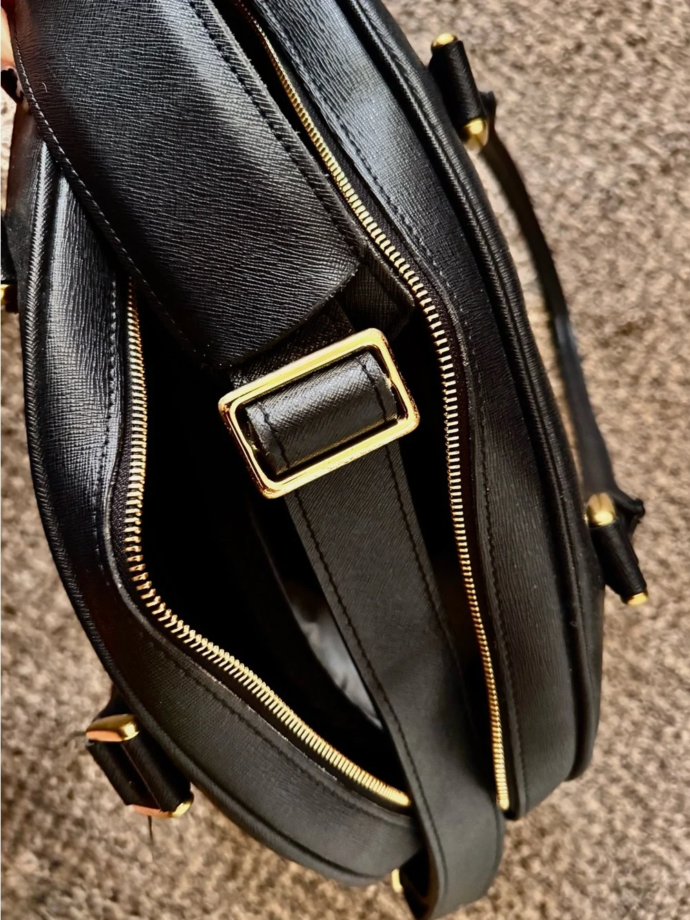 Ona Black Camera Bag Satchel Handbag
